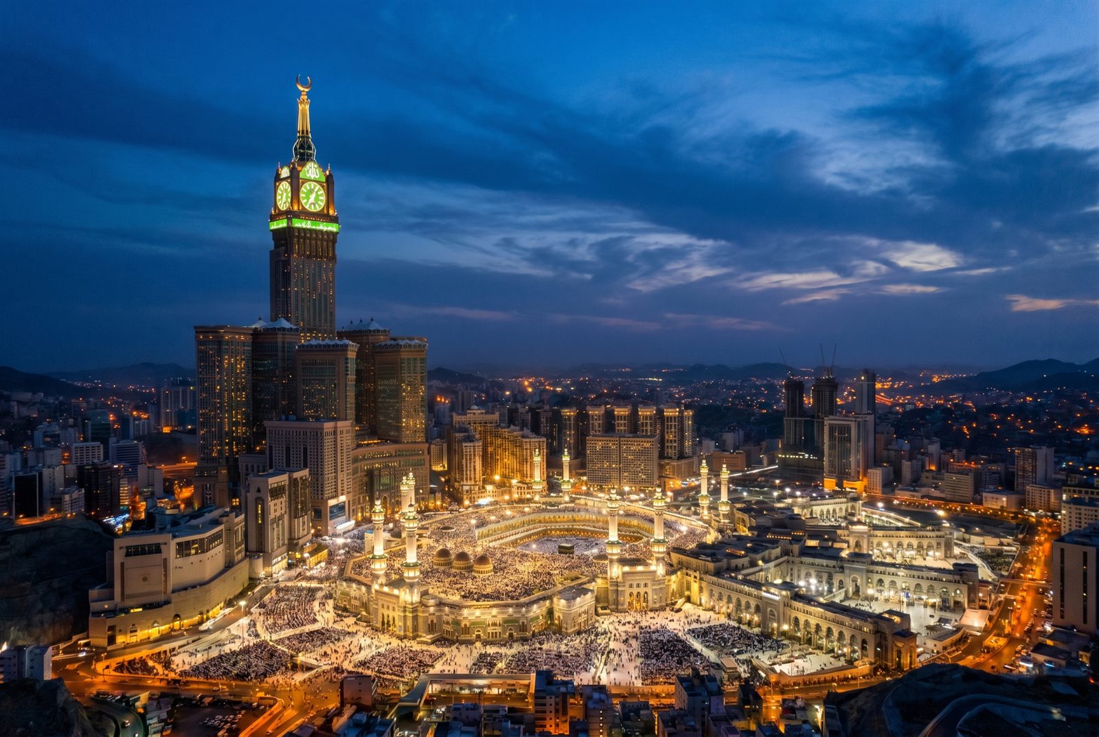 Makkah at night